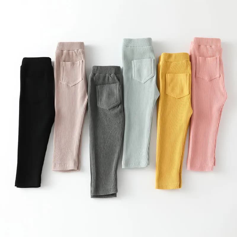 Pantaloni per bambini Cotone Primavera Autunno Bambini Leggings per bambini Pantaloni moda Pantaloni per ragazze e ragazzi