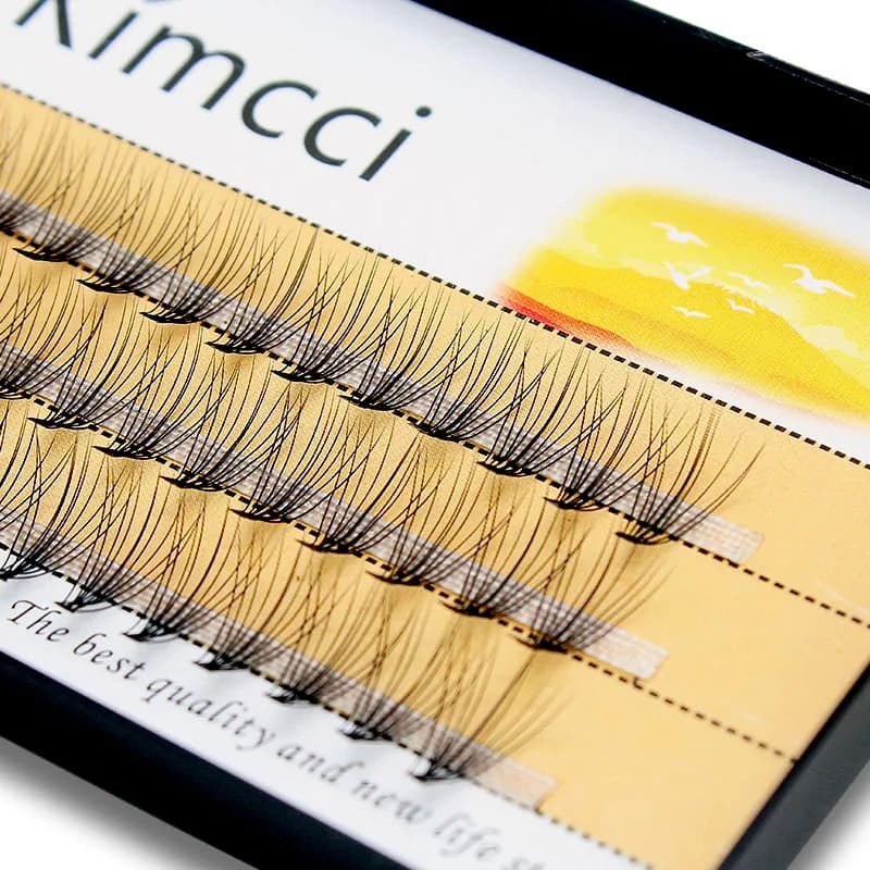 60 pezzi trucco professionale ciglia individuali a grappolo innesto ciglia finte finte estensione ciglia ciglia individuali