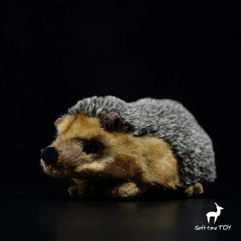 simulazione riccio peluche circa 19 cm bambola morbida giocattolo per bambini decorazione regalo di compleanno h0810