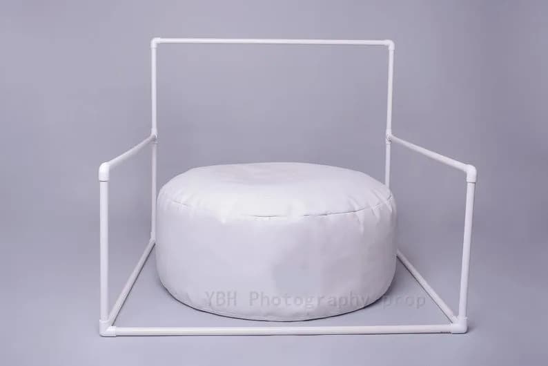 Cuscino per posa a sacco per oggetti di scena per fotografia neonato, sacchetto di fagioli da viaggio, oggetti di scena per foto neonato, tessuto in posa, sacchetto di fagioli per posa