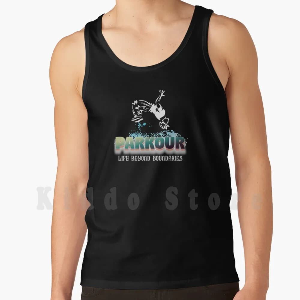 Parkour-Parkour Life Beyond Boundaries Canotte e gilet senza maniche per parkour, per bambini e ragazzi