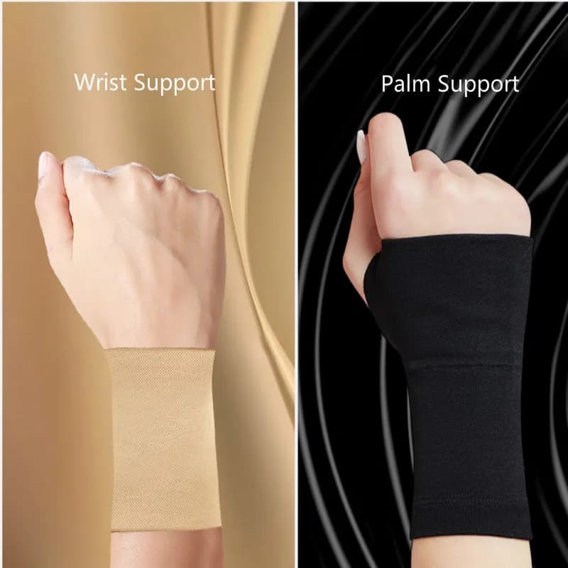 1 paio di supporto per il polso da palestra, tunnel carpale, tutore per il polso, manica di compressione, protezione per il palmo, per crossfit, powerlifting