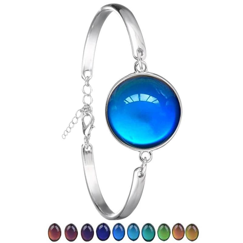 Stato D'animo Cambiamento di Temperatura di Colore Del Braccialetto di modo Dei Monili di Vendita Calda Smart Scolorire Braccialetti Best Regalo Per Gli Amici Dei Monili