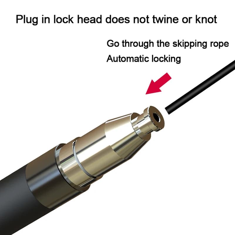 Self-locking Steel Wire Jumping Corda Professional for Fitness Male Weight Loss Jumping Corda for Sports Students for Adult Women