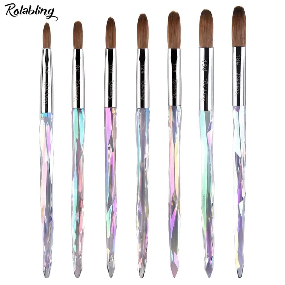 Kolinsky Sable Nail Brush Acrylic Nail Brush Nail Extension Tools Professional DIY Carving Nails Art Pen Tool Acrylic Powder