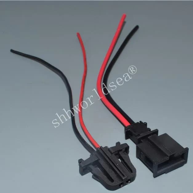 Shhworldsea 2 pin Lampada targa connettore porta auto Per luci bagagliaio Spina sensore clacson per VW Audi Skoda 3B 0972712 3B 0972702