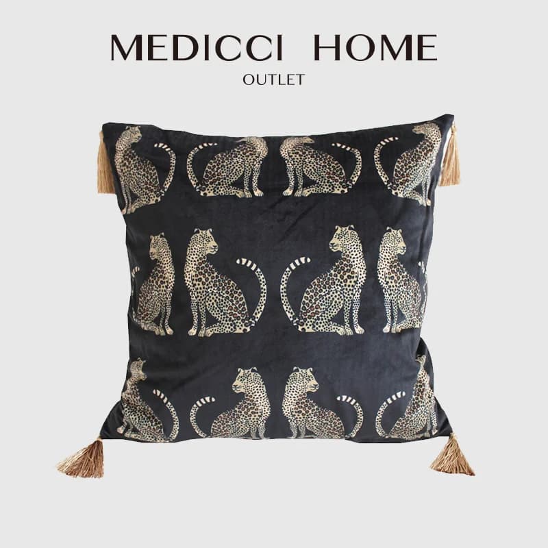 Medicci Home nappe copricuscino Leopard Cheetah Wildlife Animals stampa federa quadrata per divano divano Dropshipping