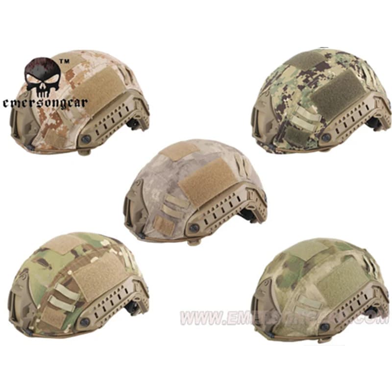 Emersongear Tattico VELOCE Cover for helmet Camo Copricapo Panno Protective Equipment Hiking Cycling Airsoft Hunt Fighting Combat