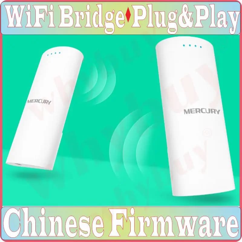 Router WiFi Esterno 5GHz 867Mbps, Bridge Wireless per 5 Chilometri, Antenna WiFi ad Alta Potenza, Ripetitore WIFI, Porta RJ45 PoE 100M