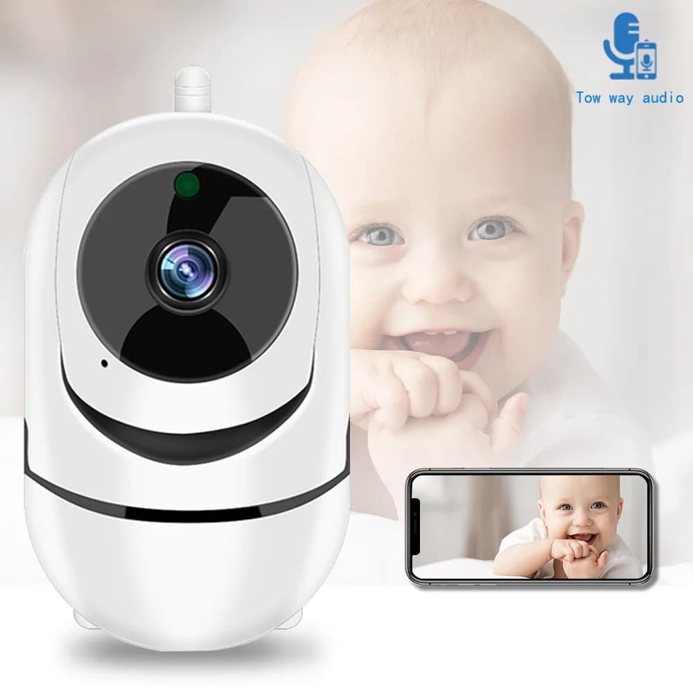 Telecamera di sicurezza 1620P Smart IP WiFi Camera HD Cloud Wireless Auto Tracking telecamera di sorveglianza per bambini a infrarossi Baby Monitor WiFi