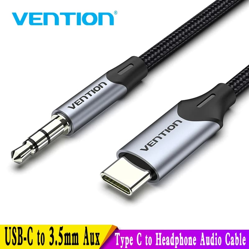 Vention USB C a 3.5mm tipo C a Aux cuffie 3.5 Jack adattatore cavo Audio per Huawei P40 nova7 Xiaomi Mi 6 9 10 Pro Oneplus 7
