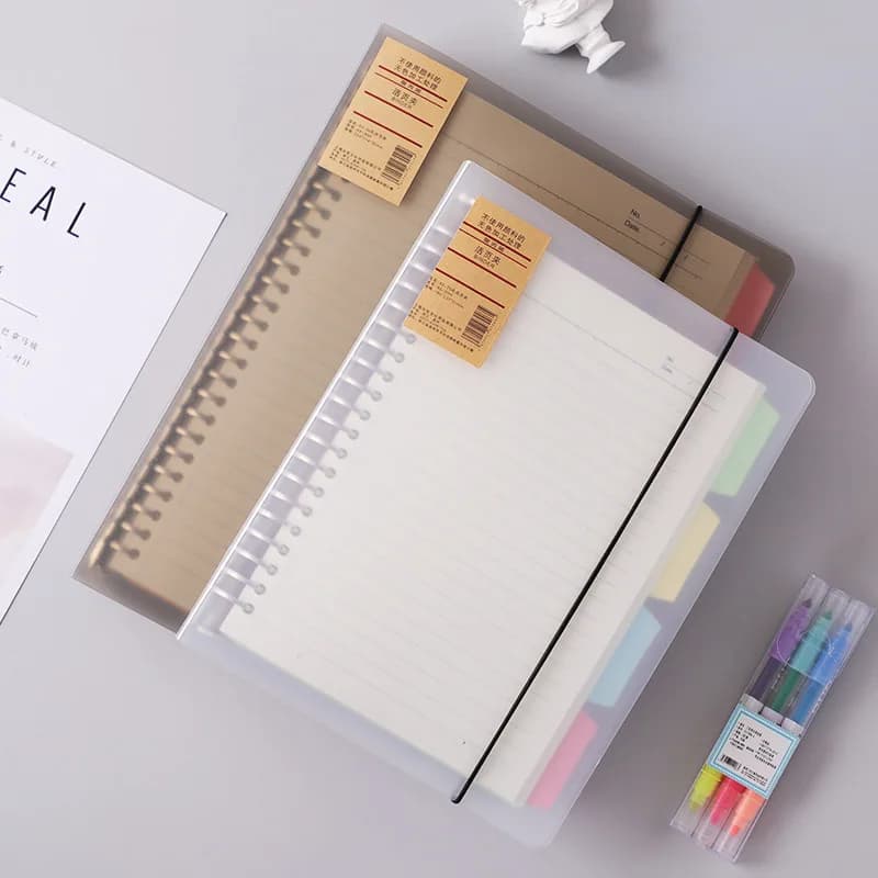 Notebook A5 Journal Griglia Kraft media Punto vuoto Agenda settimanale giornaliera Libro Gestione del tempo Planner Materiale scolastico Regalo di cancelleria