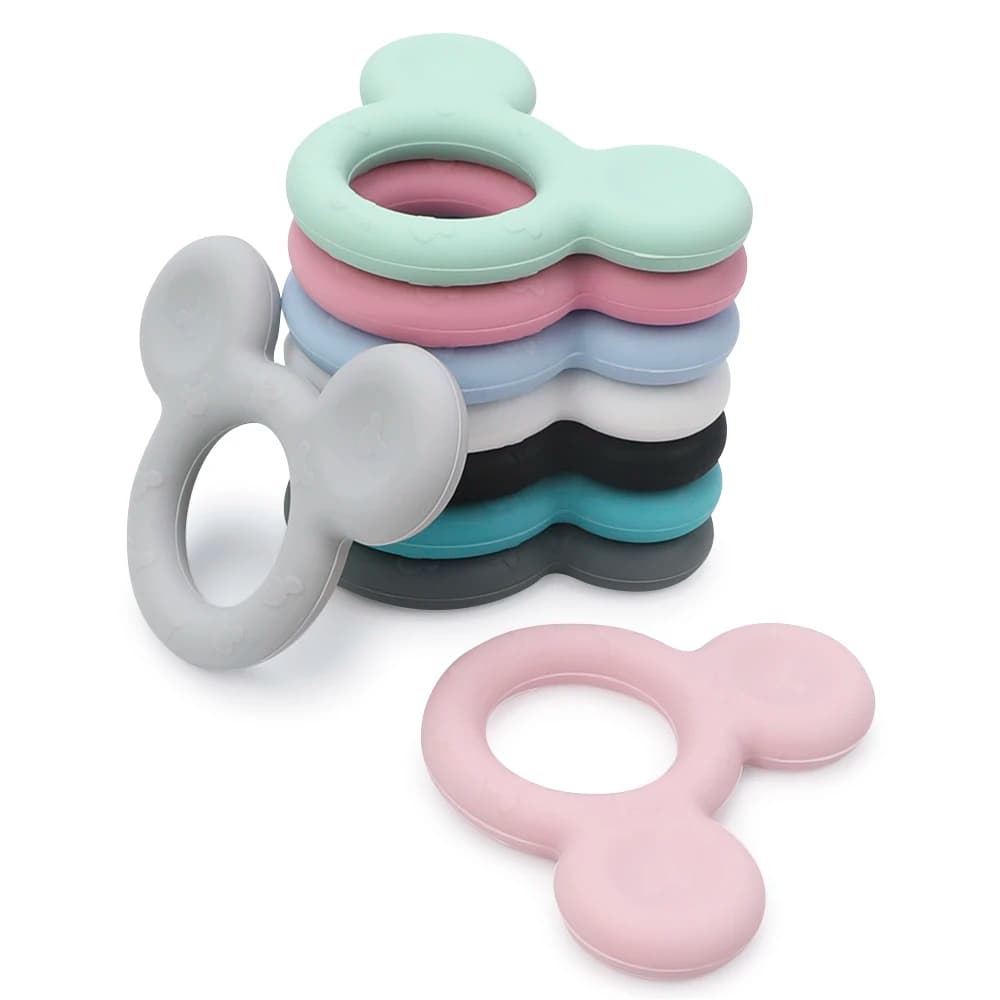 TYRY.HU Mickey Silicone Massaggiagengive Food Grade Collana FAI DA TE Bambino Massaggiagengive Infantile Del Bambino Pendenti E Ciondoli In Silicone Per Bambini Dentizione Regalo Del Bambino Giocattoli