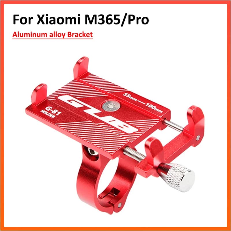 GUB G81 Supporto Supporto per telefono cellulare antiscivolo regolabile per Xiaomi M365 Pro 1S Scooter elettrico Ciclismo universale