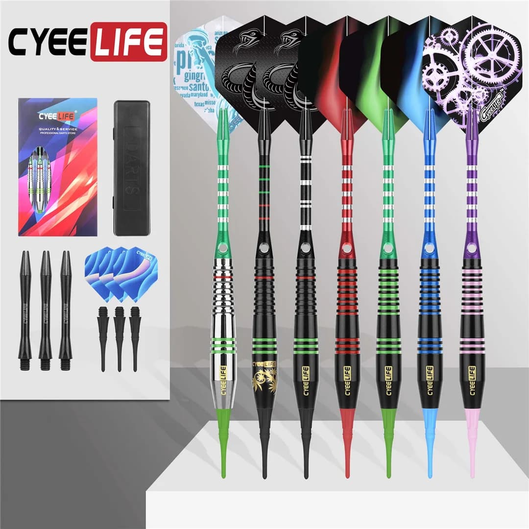 Freccette morbide per interni CyeeLife 3 pz/set di sicurezza freccette morbide per interni Set per freccette elettroniche per interni