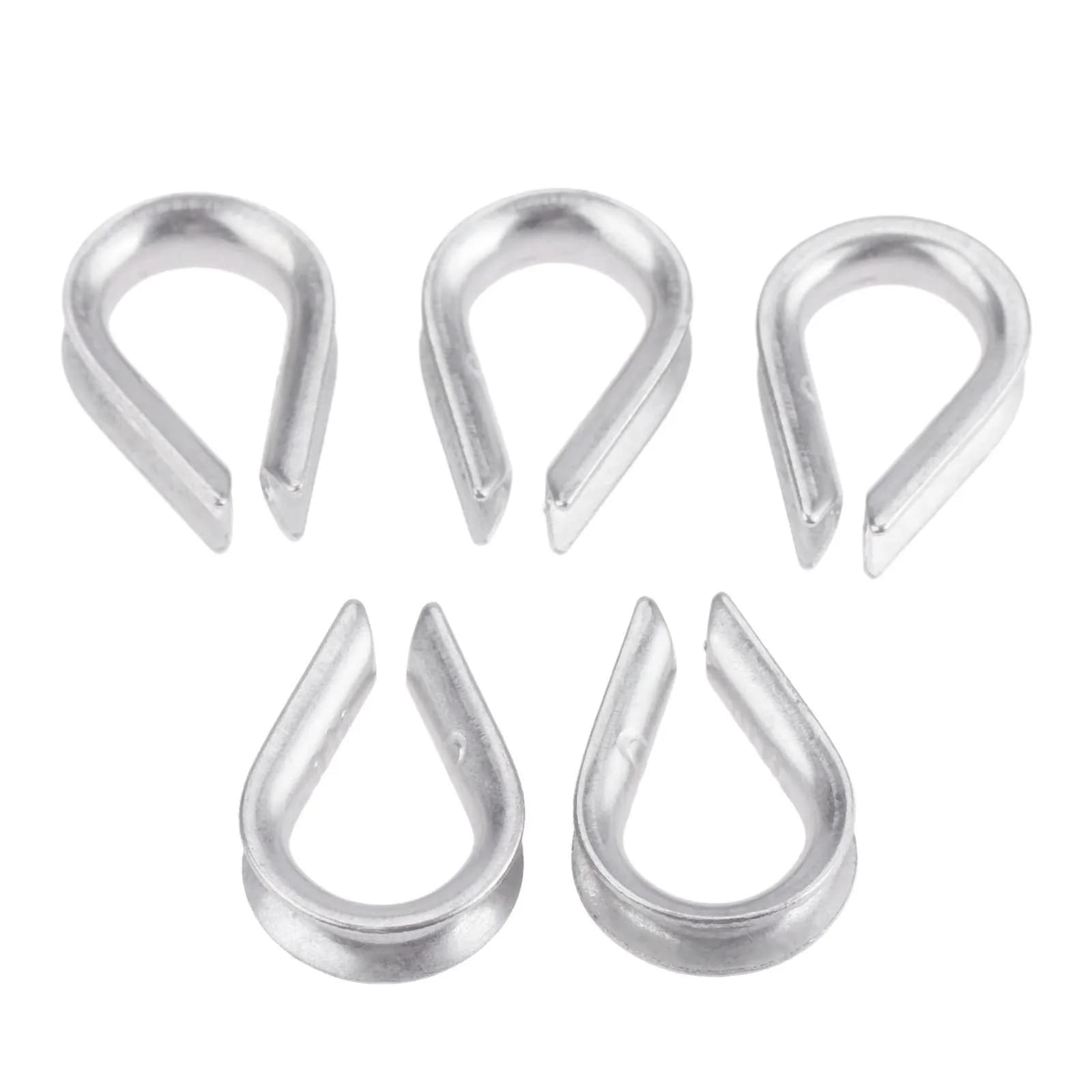 Ditali 10Pcs 3mm M3 Marine 316 in acciaio inossidabile per funi metalliche da 1/8 pollici di diametro/cavo applicazioni accessori per barche