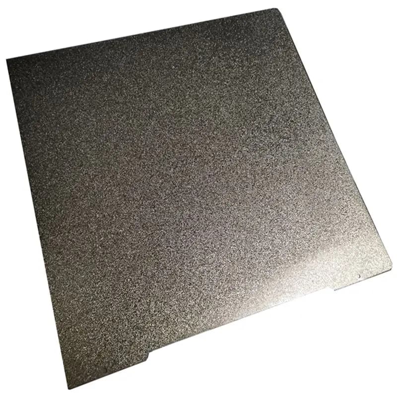 ENERGETIC Nuovo 190x190/241x254mm Letto con stampa flessibile in lamiera di acciaio per molle verniciato a polvere PEI strutturato/liscio su entrambi i lati per Mk3