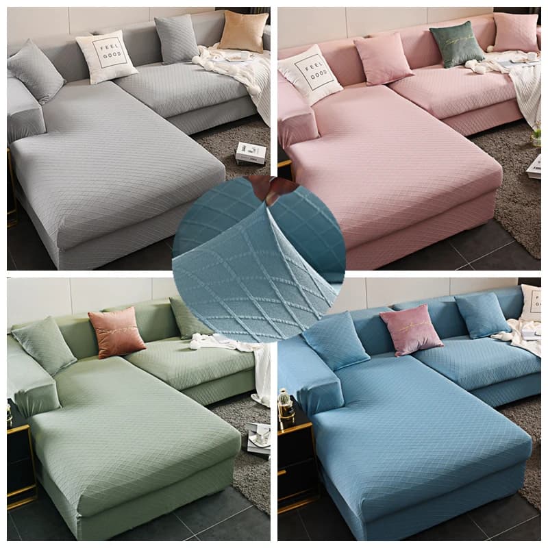 Copridivano elastico jacquard, monocromatico, all-inclusive, universale, quattro stagioni, fodera per cuscino per divano semplice di fascia alta