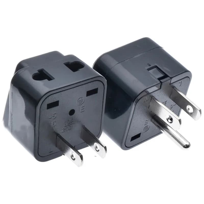 Universale Giappone America 2 in 1 EU UK AU a US Adattatore da viaggio Tipo di spina A/B Canada Thailandia Caricatore di energia elettrica Converti spina