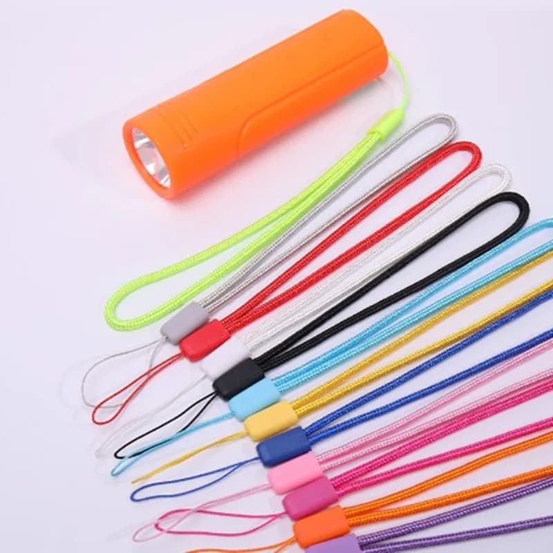 50 pz 17.5cm cinturino da polso a mano cordini in Nylon stringa per chiavette USB, chiavi, targhetta identificativa, cordini staccabili leggeri