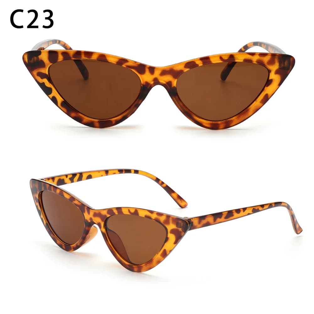 Glasses Eyewear Sun Shades Sexy Retro Sunglasses Female Shades Small Triangle Sunglasses Vintage