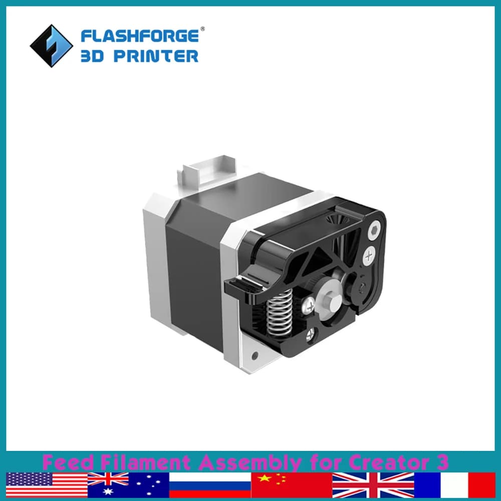 FLASHFORGE Gruppo filamento alimentatore con motore per parti della stampante 3D Creator 3