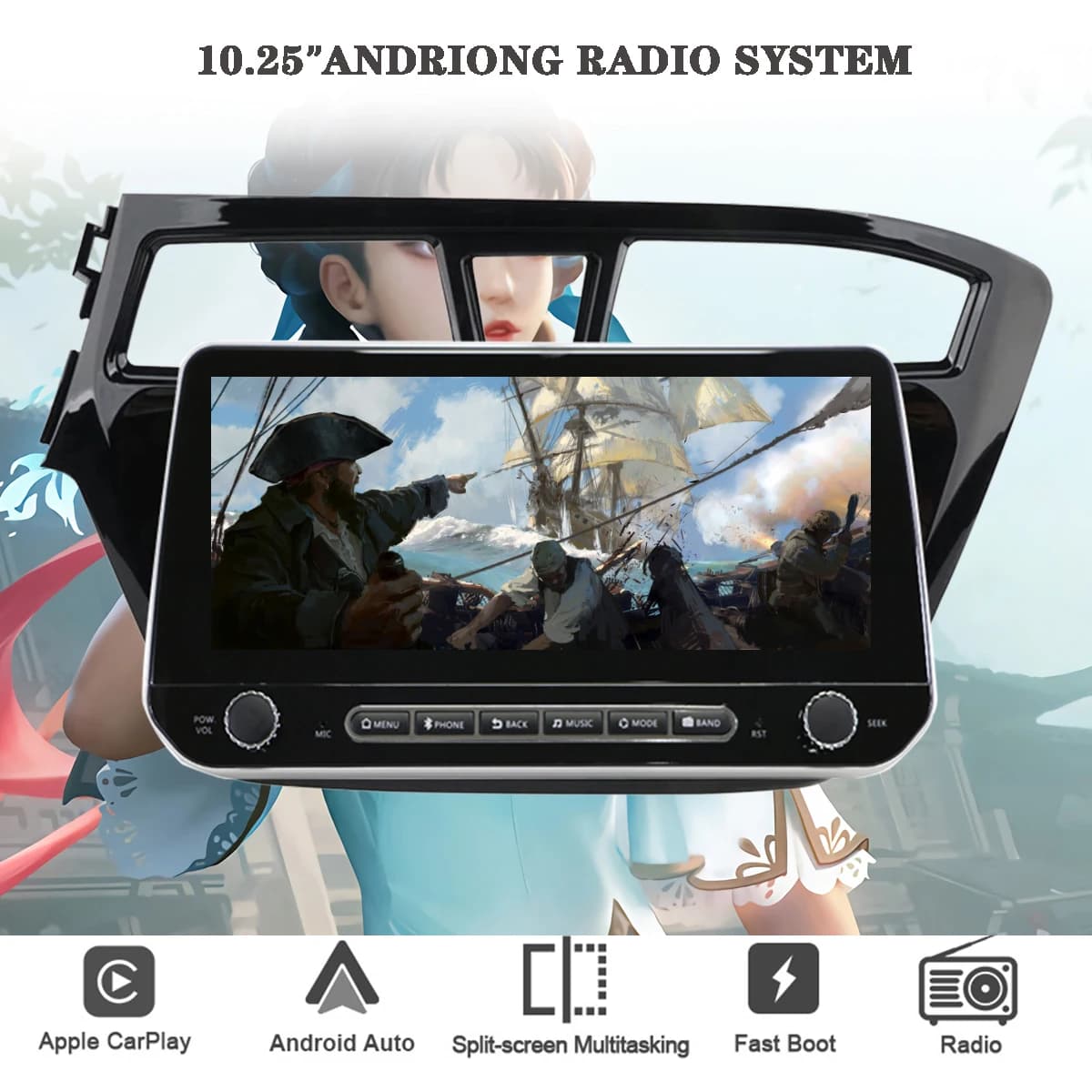 Android 14 Autoradio Audio Per Hyundai I20 2015 2016 2017 2018 Video Lettore Multimediale di Navigazione GPS Stereo DVD WIFI Unità di Testa