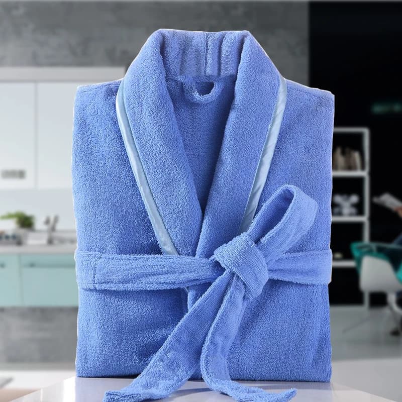 Asciugamano invernale da donna Accappatoio 100% cotone Indumenti da notte Kimono Accappatoi Vestaglia unisex Vestaglia lunga per doccia Abito da notte in spugna