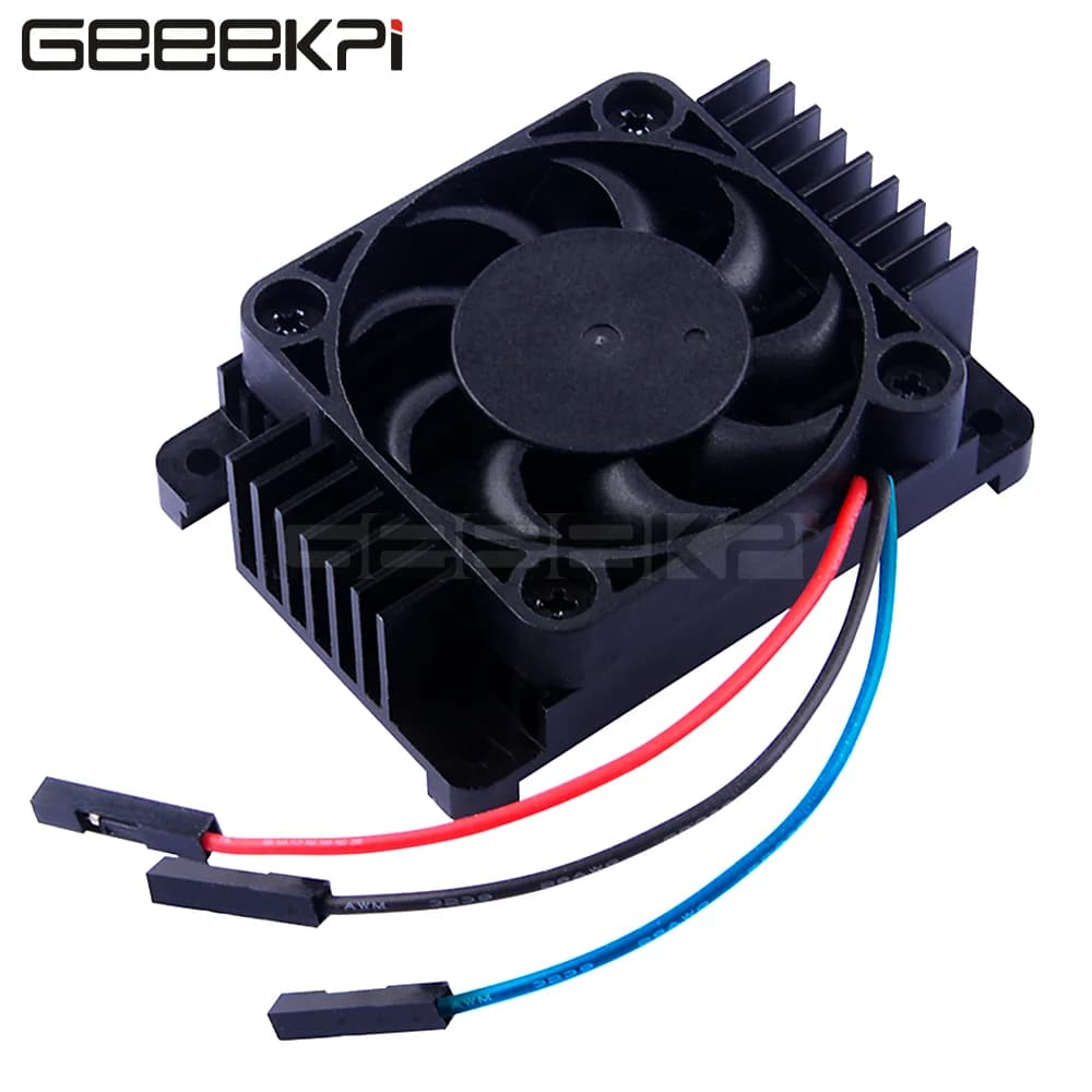 Aluminum Alloy CNC Heat Sink With Adjustable Speed Raspberry Pi Fan With Fan For Raspberry Pi Module CM4
