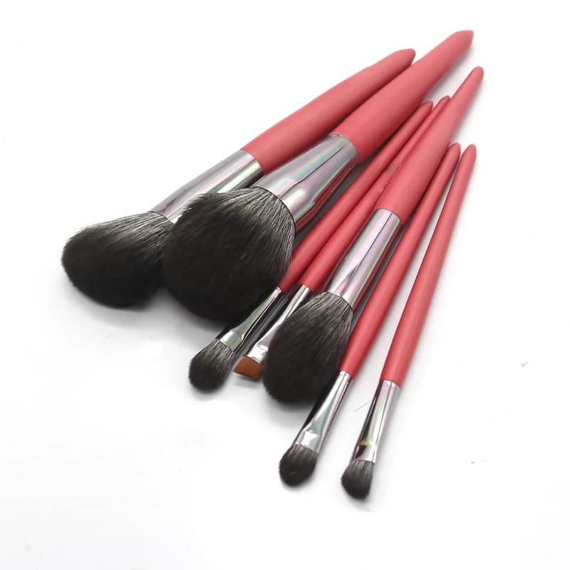Set di pennelli per trucco rosso 12 pezzi Accessori cosmetici Pennello professionale per cipria, fard, correttore, contorno, ombretto