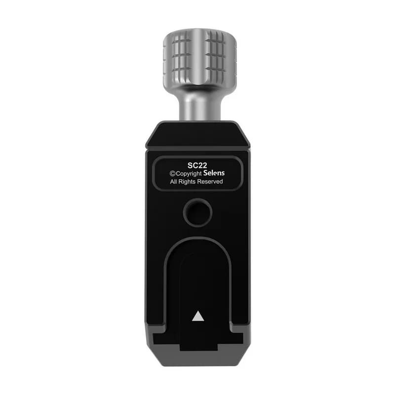 Selens Mini piastra universale a sgancio rapido fibbia antigoccia ultra sottile per corda per fotocamera treppiede monopiede morsetto a testa sferica