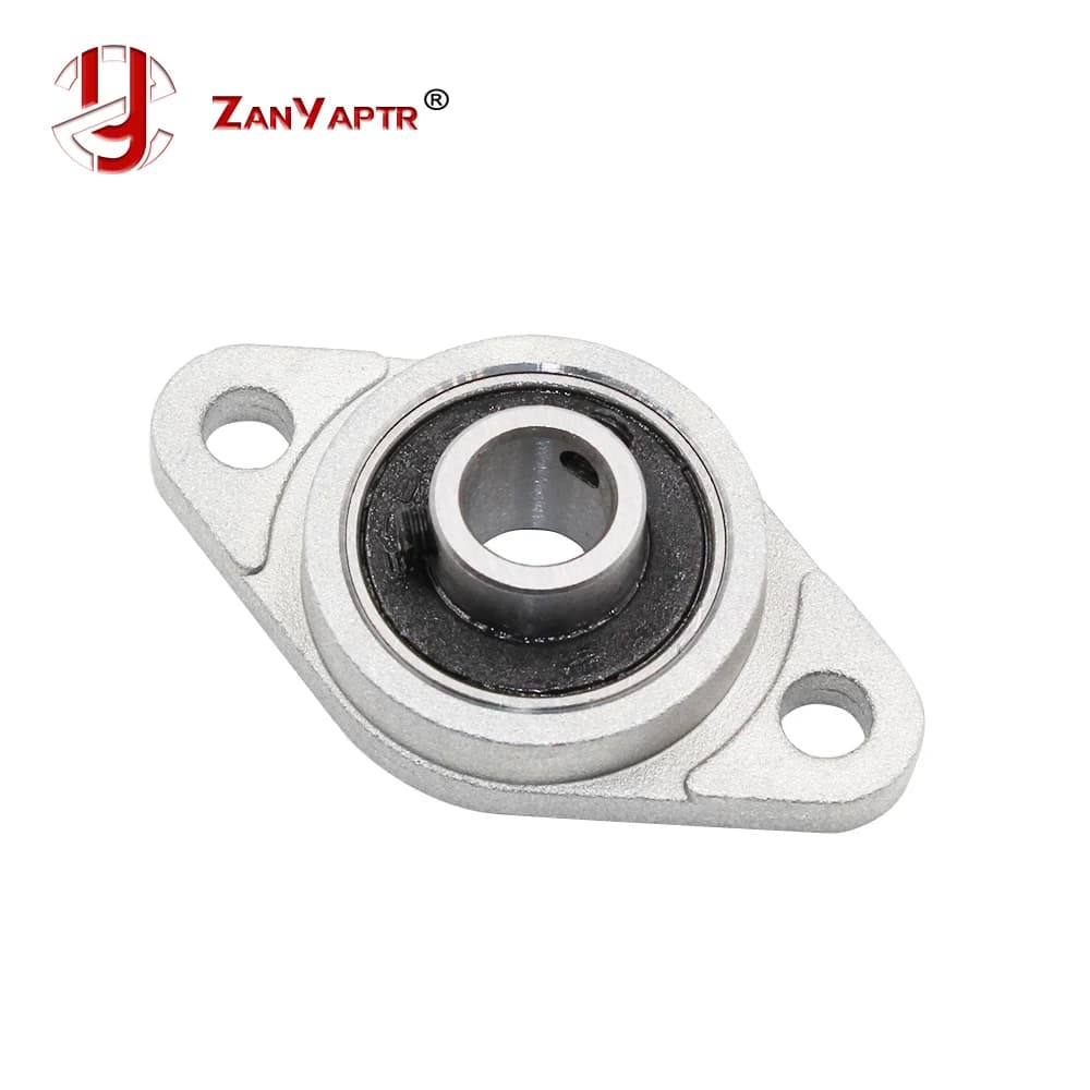 2pcs KFL08 FL08 Cuscinetto Flangia con Blocchetto di Cuscino 8 millimetri di Calibro In Lega di Zinco Pillow Block Cuscinetto per CNC per 3D stampante vite di Comando