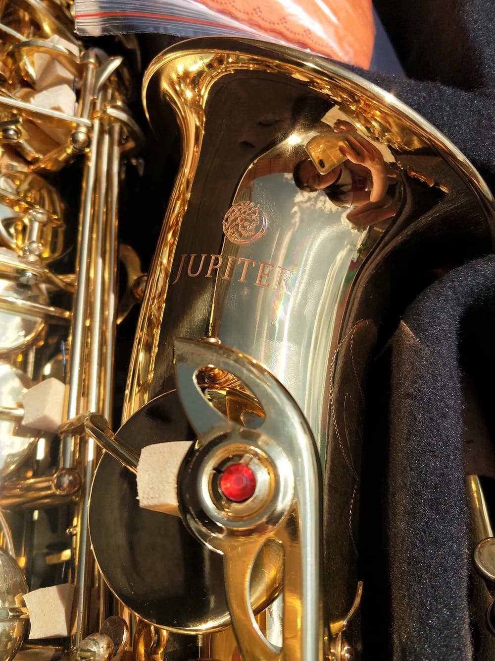 Jupiter JAS 500 New Eb Alto Saxophone Brass gold Plated Body Gold Lacquer Key E-flat Music Instruments Sax Free Shipping
