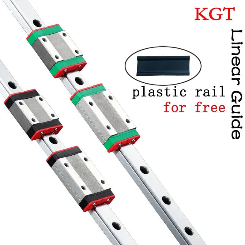 Guida lineare MGN9 MGN12 Blocco da 100 mm a 1000 mm Carrello ferroviario Cnc Parte stampante 3D Cuscinetti in miniatura router ferroviario lineare