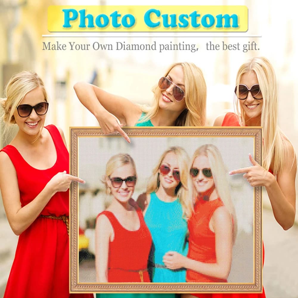 Foto personalizzata Nuovo pieno quadrato/rotondo trapano pittura diamante 5D personalizzato privato punto croce mosaico ricamo decorazione di nozze