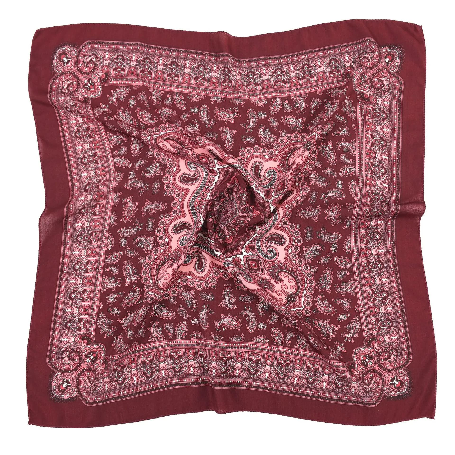 70*70cm Women Retro Floral Russian Square Scarf Ethnic Shawl Hijab Head Scarves Female Small Handkerchief Bandana Headband Scarf