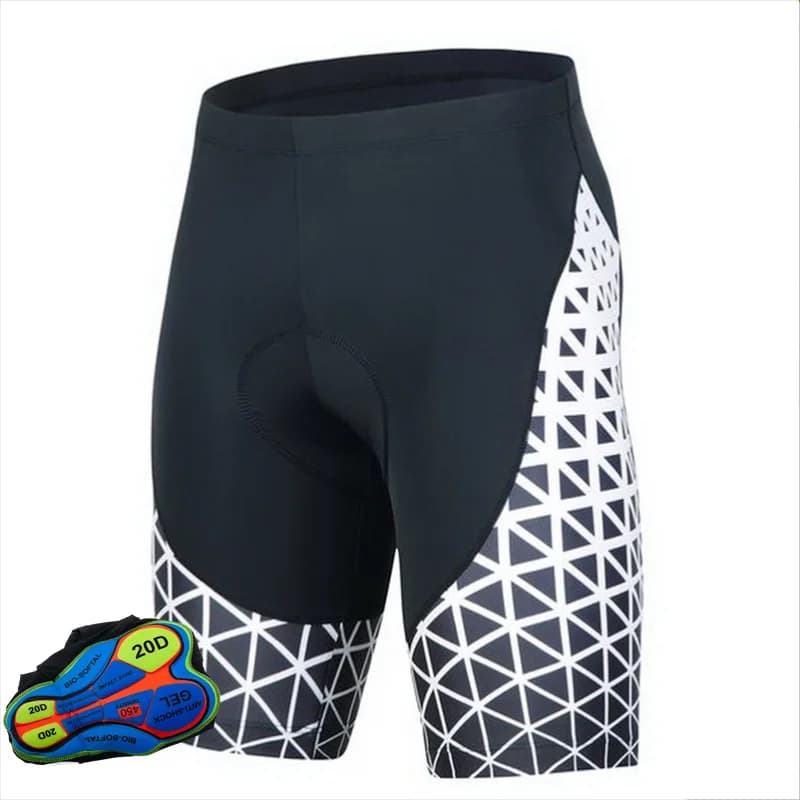 Men's Cycling Shorts Fast Drying Summer MTB Underwear Shock-resistant Road Bike Shorts Padded Bike Shorts in Lycra Ropa Pants
