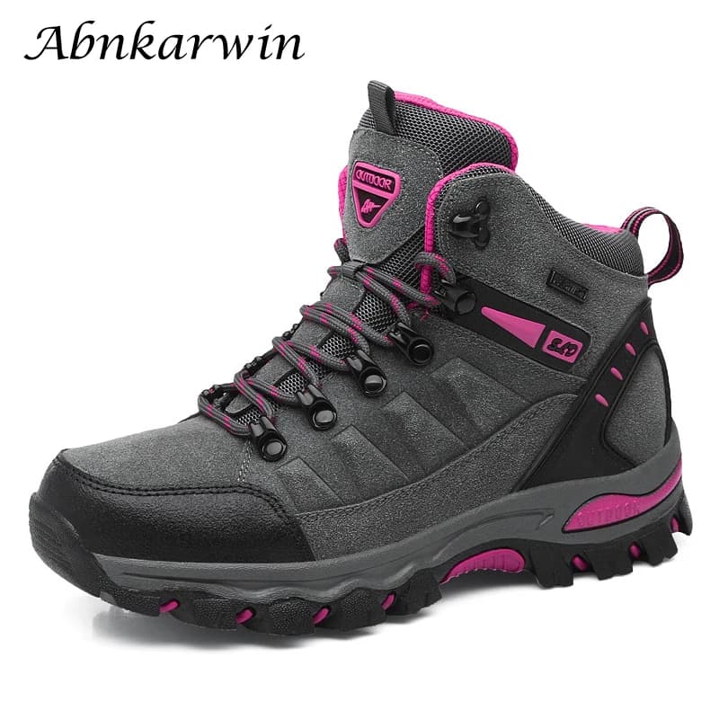 Women's Outdoor Winter Trekking Boots Trekking Shoes Woman Mountaineering Sneakers Wandelschoenen Botas Mujer