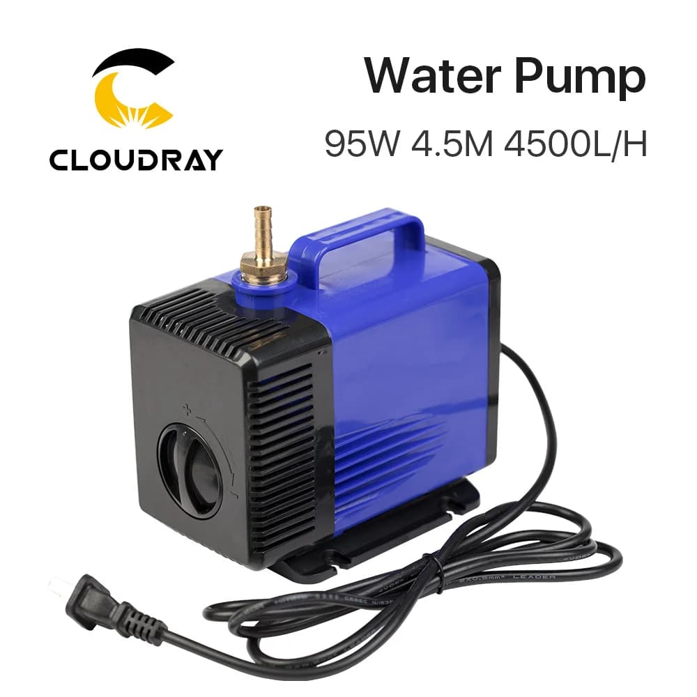Submersible Water Pump 95W 4.5M 4500L/H IPX8 220V for Laser CO2 engraving machine