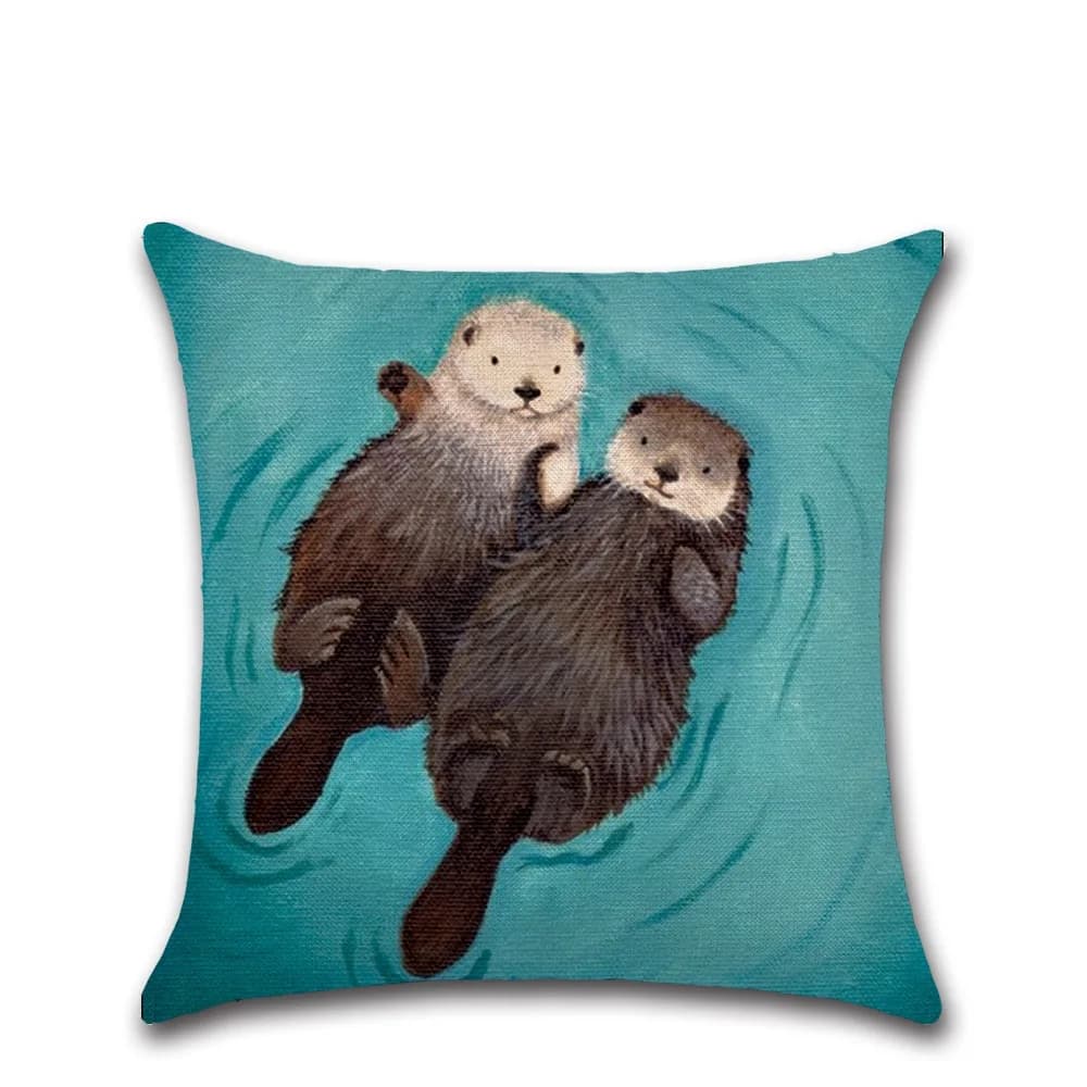 1 pz romantic lontra torque print cotton linen square sofa pillow nap bow pillow Car Decor home decoration supplies