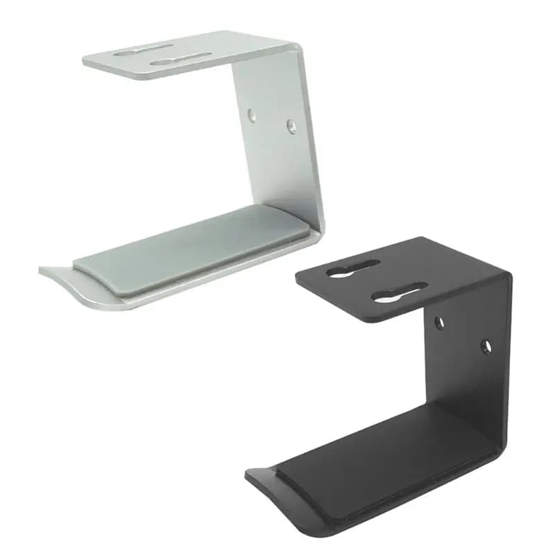 Supporto per appendiabiti per cuffie in lega di alluminio supporto per cuffie supporto per scrivania supporto per Display gancio per appendere accessori per Rack per auricolari