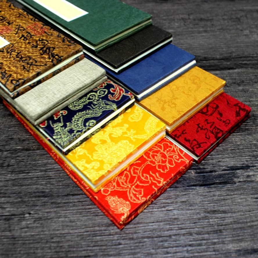 Taccuino cinese di carta di riso libro di carta Xuan piegato per pittura calligrafia arte pittura forniture Set