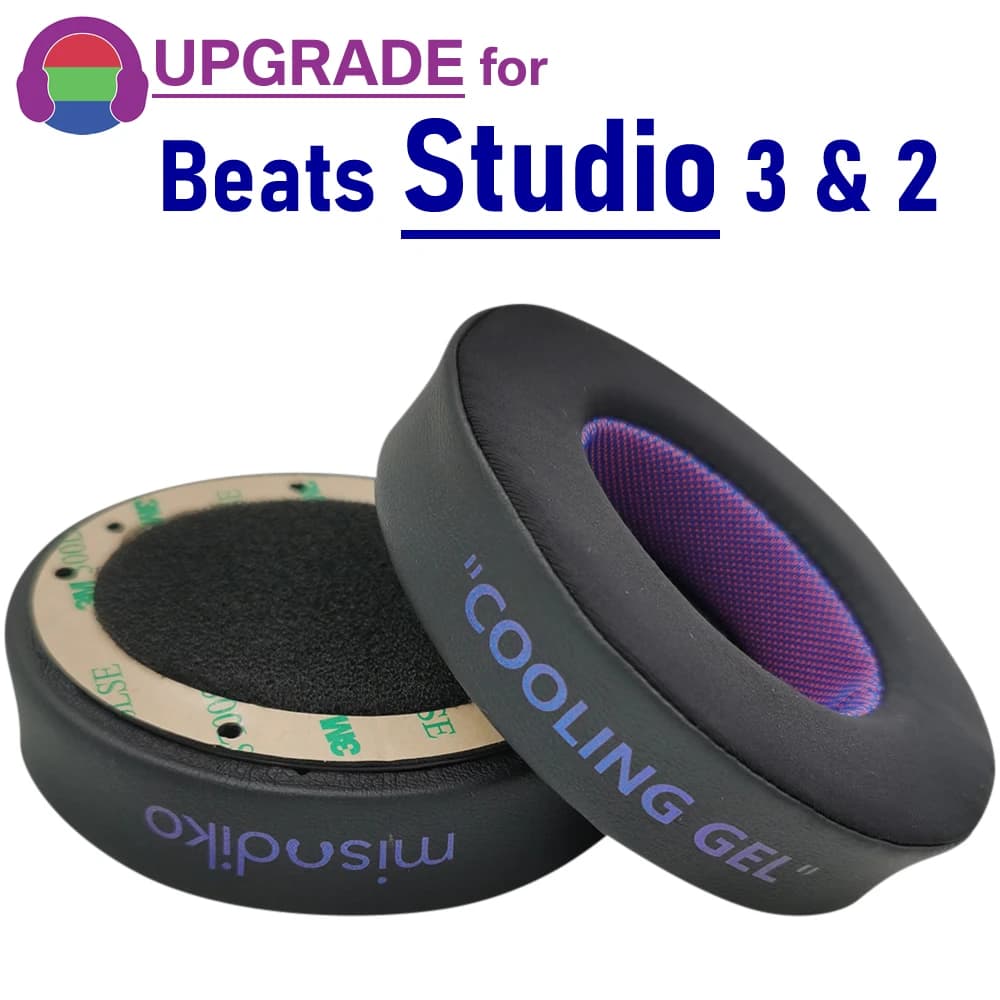 Replacement of updated misodiko ear pads for Beats Studio 3 & Studio 2 wired and Wireless headphones