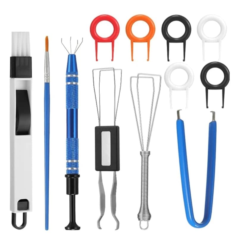 Pinzette per tastiera meccanica strumento lubrificante interruttore a spazzola estrattore stelo Picker Holder IC Claw per cherry kailh gateron ttc candy Switch