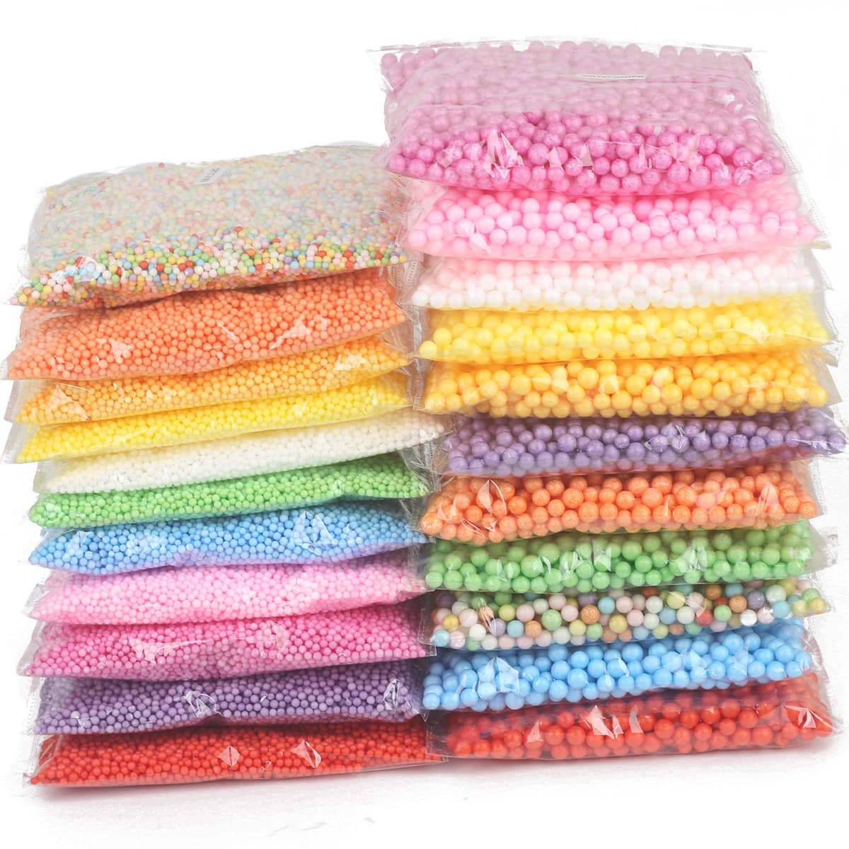 Polystyrene Filler Polystyrene Balls Bottle Snow Mud Accessories Do-it-your Small Foam Pearls For Gift Box Decoration