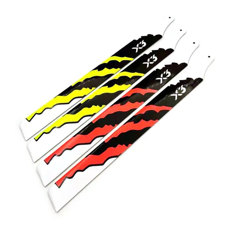 Lama del rotore principale in fibra di carbonio ALZRC Devil 370mm X3 per elicottero RC ALIGN t-rex 450L 480 Tarot ALZRC X360 X3