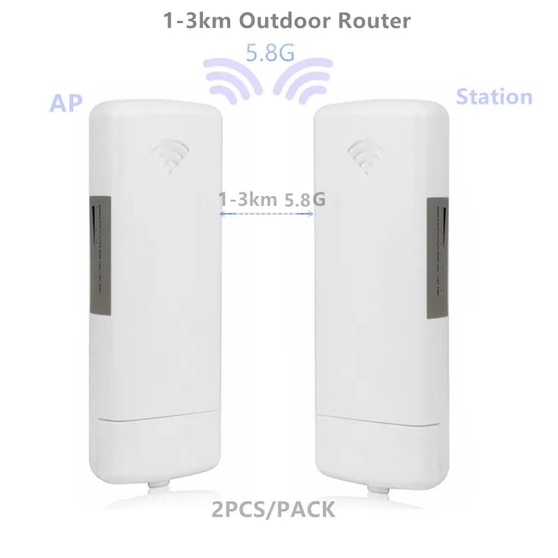9344 9331Outdoor Ap Router 1-3Km Chipset Wifi Router Wifi Ripetitore Cpe a Lungo Raggio 300Mbps5. 8G Ap Client Router Ponte Ripetitore