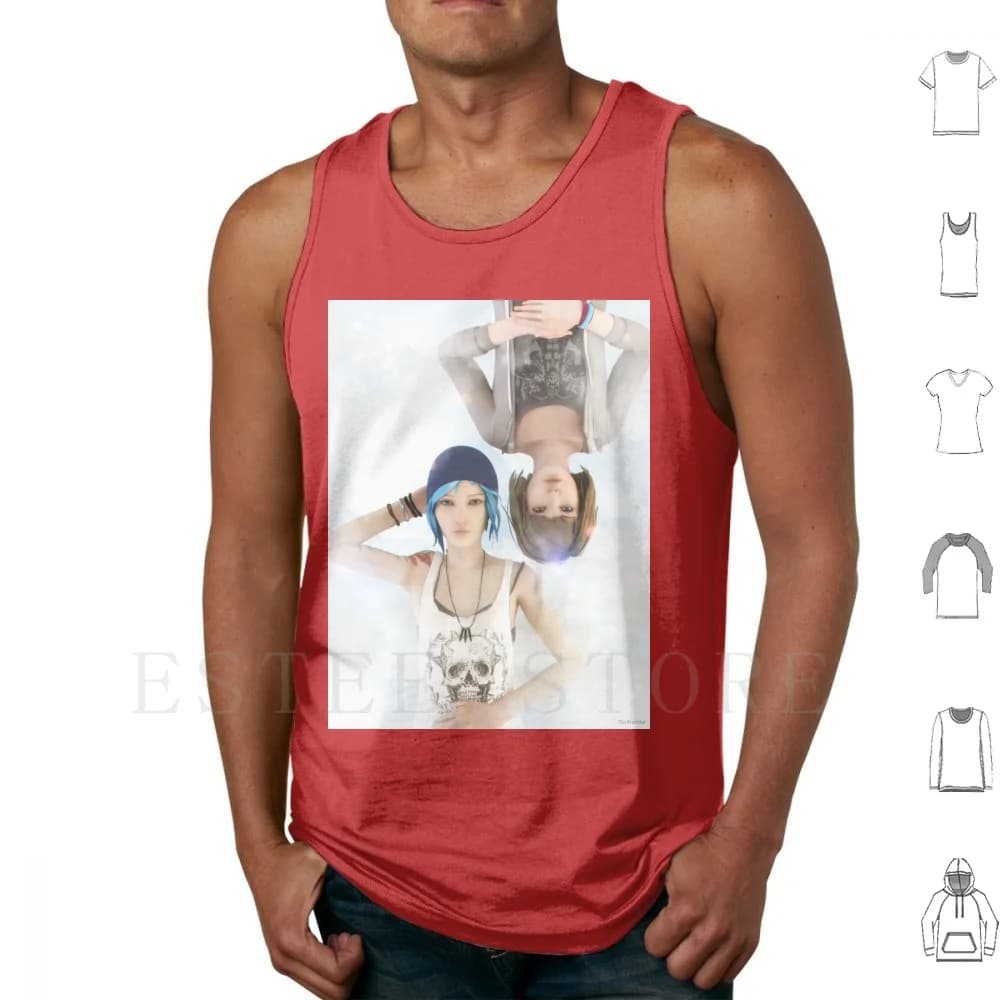 Max &-Life Is Strange Canotte Canottiere Cotone Passeggiata Pisshead Lis Lifeisstrangefandom Lifeisstrange Lifeisstrangefanart Fanart