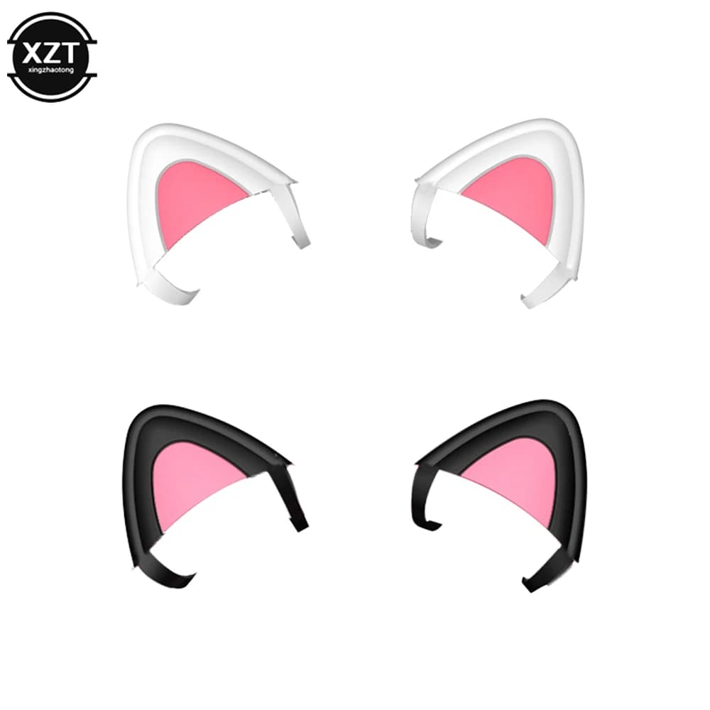 Cute Headphone Accessories Cat Earrings Suitable for Headphones Gaming Headphones Attack Decoration for stereo headphones