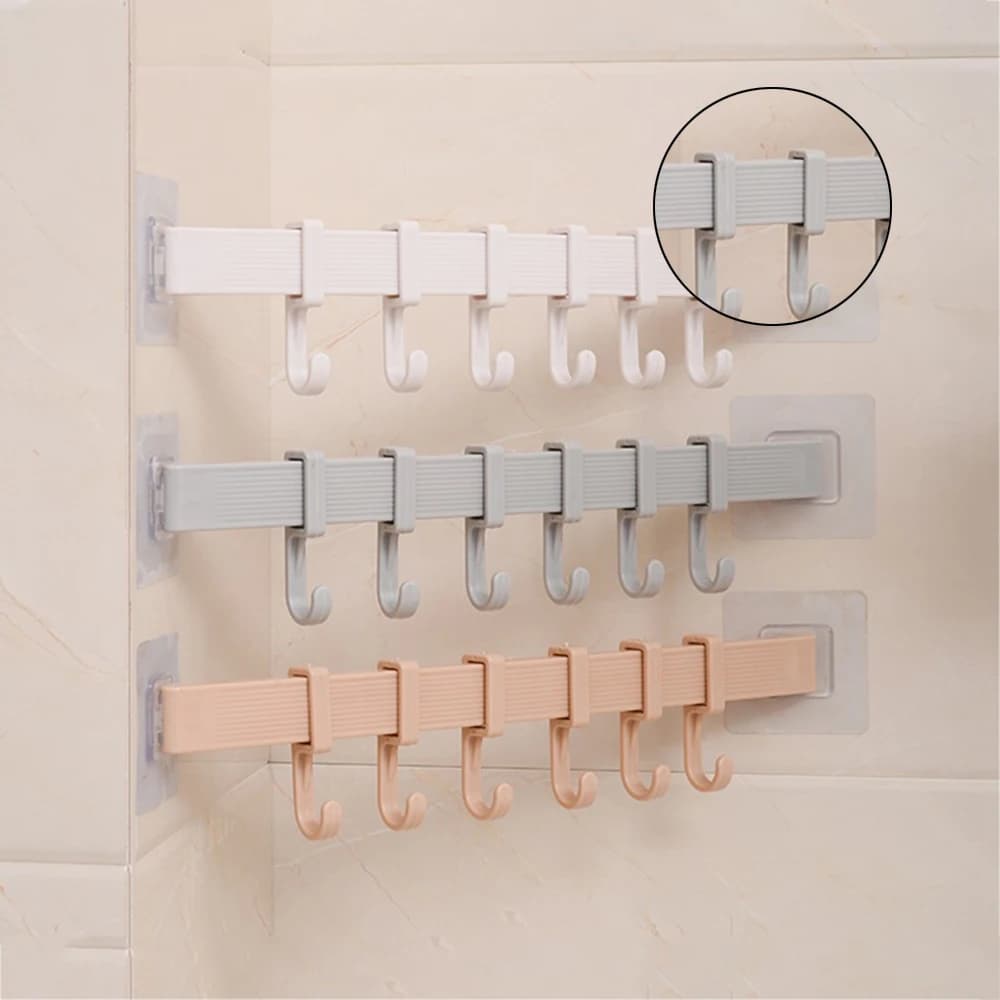 Nuovo bagno gancio regolabile Rack doppia ventosa portasciugamani gancio staffa di bloccaggio tipo ventosa accessori da cucina